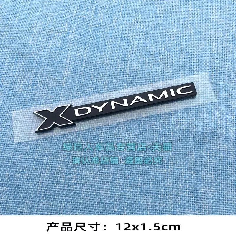 X-DYNAMIC Bar ABS Auto Znak Spona Styl XDYNAMIC Odznak pro Defender 110/90 P300 P400 Mřížka boční dveře Logo nálepka Písmeno