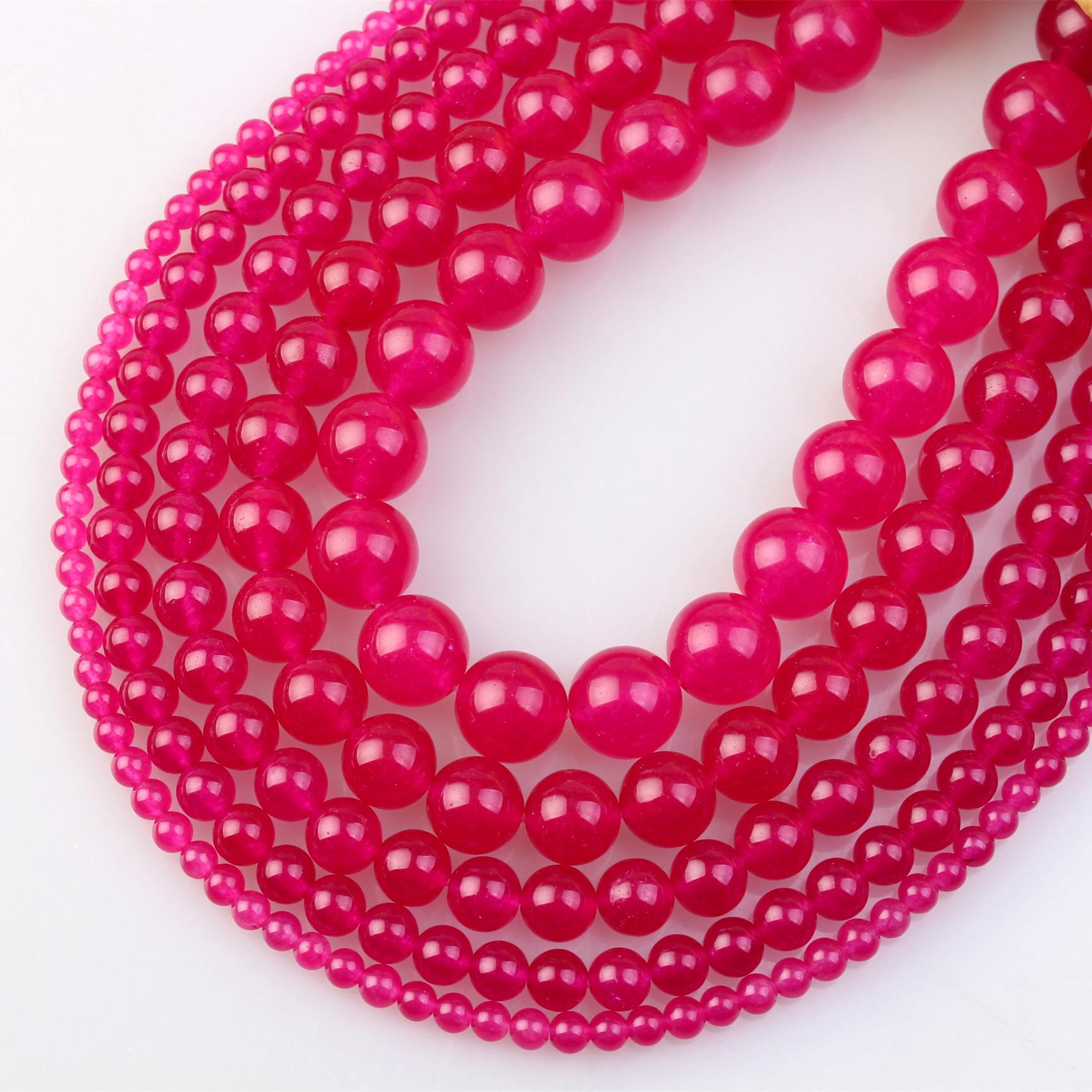 

Colorful Chalcedony Jade Beads for DIY Jewelry & Bracelet Making 4mm - Approx. 90-92 beads