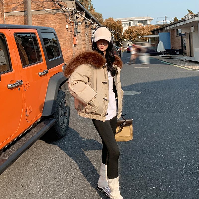 Autumn Winter Thicken Warm Parka Women Casual Sweety Solid Color Big Pocket Loose Hooded Coat Jackets Outwear