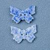 Handmade Jingdezhen Ceramic Two-Hole Small Bow Button for DIY Clothing Accessories