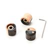 Wooden Volume Tone Control Knobs Electric Guitar Bass Knobs Potentiometer Cap Instrument Accessories Easy To Use