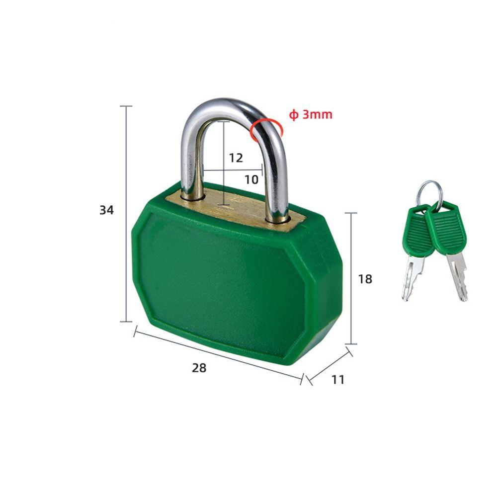 

Противокражный дорожный замок для сумки Пластиковый замок для багажа Портативный замок для ящика шкафа Домашнее украшение зелёный
