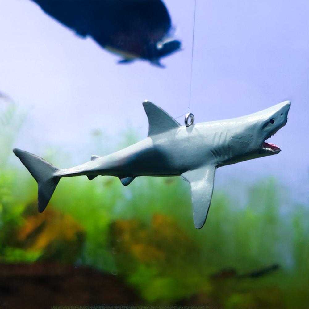 Zwemmende Haai Walvis Ornament Simulatie Zee Dieren Nieuwigheid Onderwater Wereld Ornament Aquascaping Decoraties