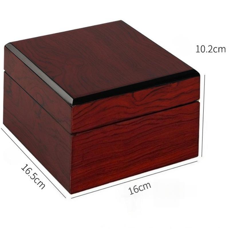 Einzelne Uhrenaufbewahrungsbox Herren Armbanduhren Etuis Luxus Mechanische Uhren Boxen Uhren Präsentationsetui mit herausnehmbaren Kissen