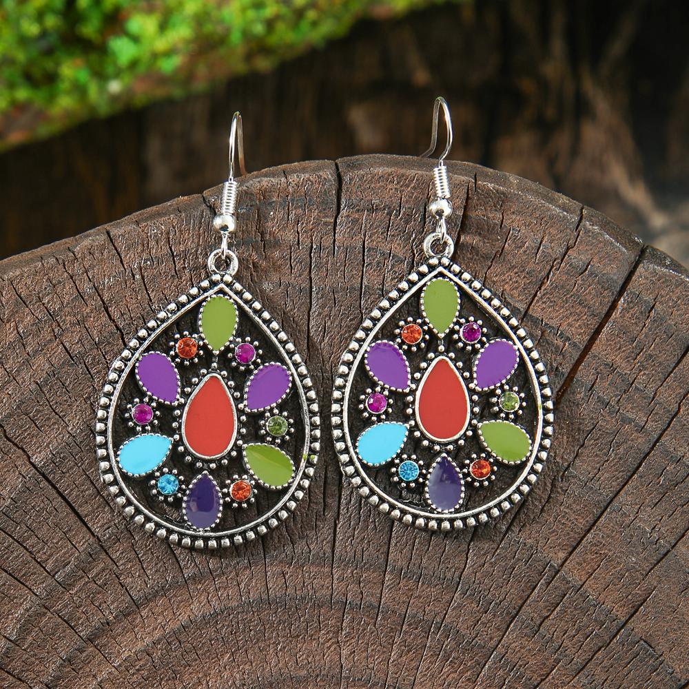 Colorful Summer Earrings for Women Dangle Drop Bohemia Tassel Earrings Vintage Chic Dainty Party Decors Daily Wear Gifts