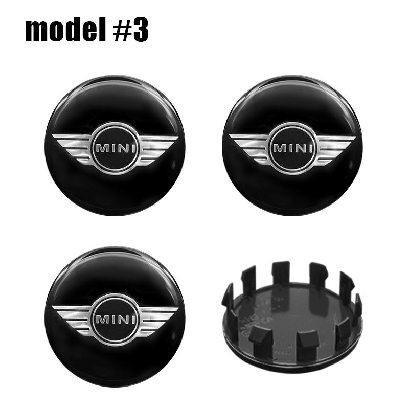 4Pcs 56mm Car Wheel Center Hub Caps Mini Logo Badge Rim Cover Emblem For Mini Cooper R55 R56 R57 R58 R59 F54 F55 F56 F60 JCW
