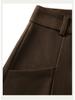 High Waist Woolen A-Line Pleated Skirt for Women - Autumn/Winter 2025