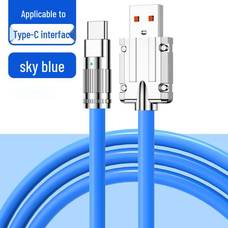 

240W Fast Charging Dual Type-C Cable for Apple 15/16 & Huawei Laptops, 6A. 1m