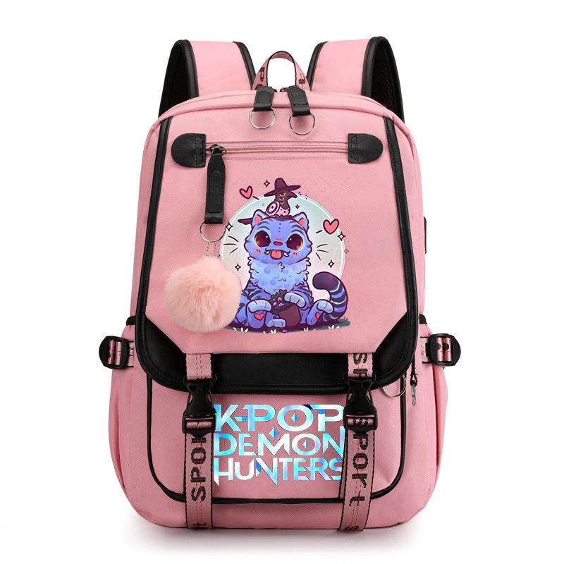 Witch Hunter Animation Cartoon Printed School Bag Large Capacity Junior High School Student Backpack