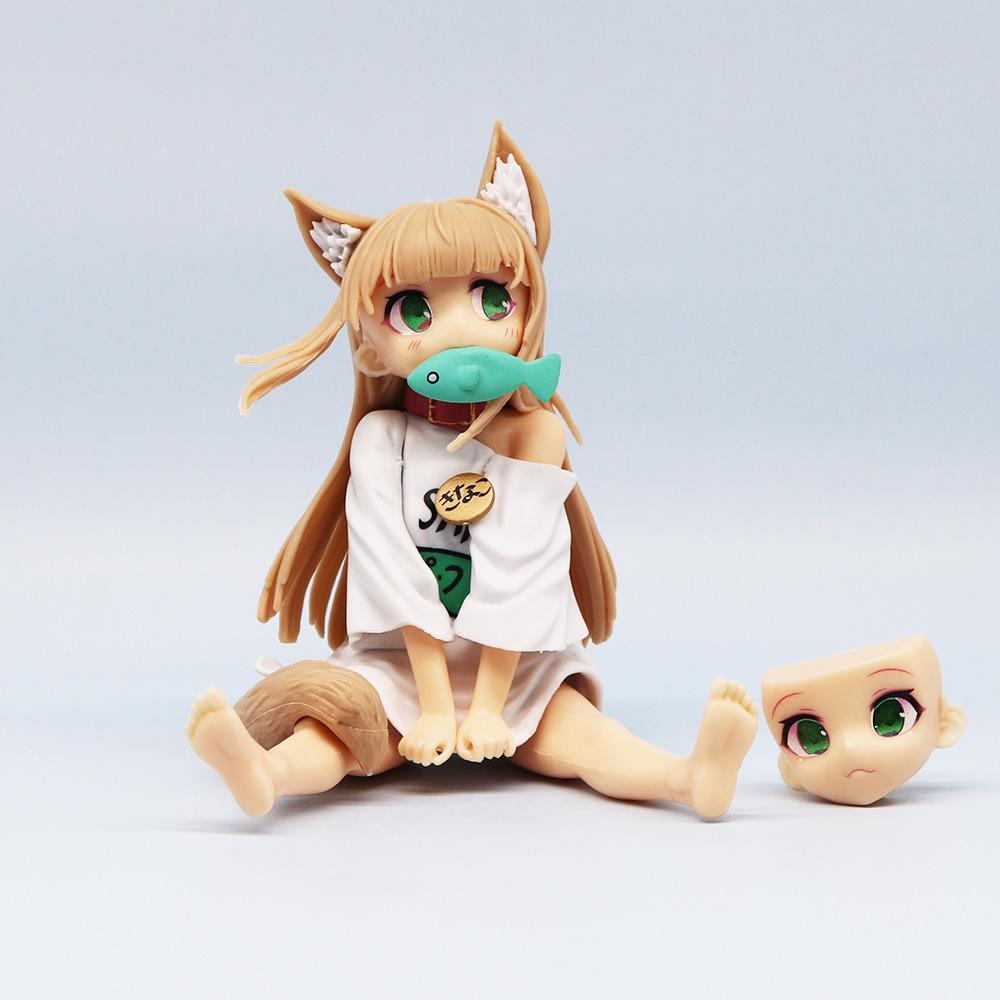 Neko Ga Onnanoko Kinako Anime Beauty Girl Pvc Model Action Collection Figure