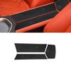 3pcs Carbon Fiber Center Armrest Box Panel Cover Trim For BMW Z4 G29 19-22 LHD