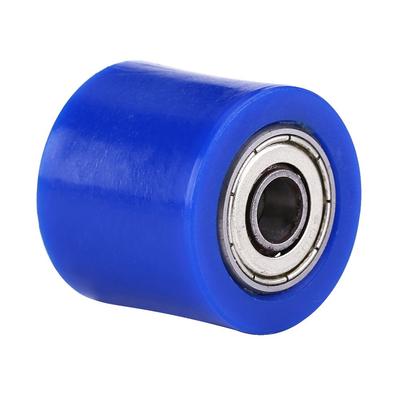 Minoura Rolka łańcucha, Qiilu Napinacz łańcucha Koło pasowe Prowadnica do motocykla Enduro 8mm (niebieski)