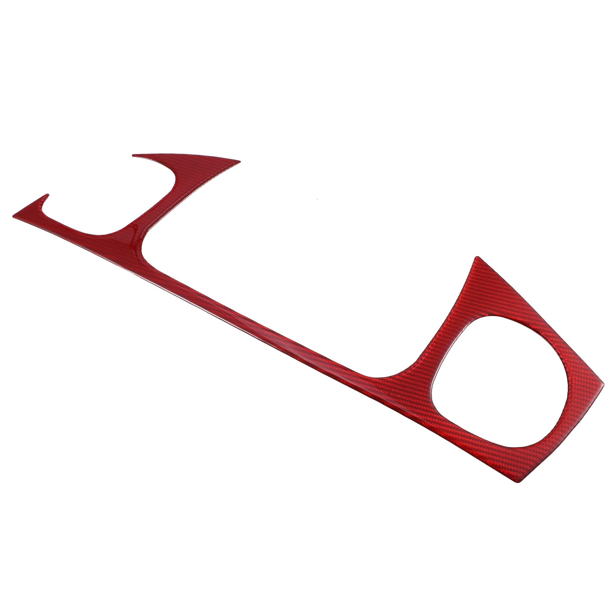 

ABSOPRO Red Passenger Side Air Outlet Panel Cover Trim for Chevy Corvette C5 Polyurethane Carbon Fiber Pattern Interior Accessories 1998-2004,