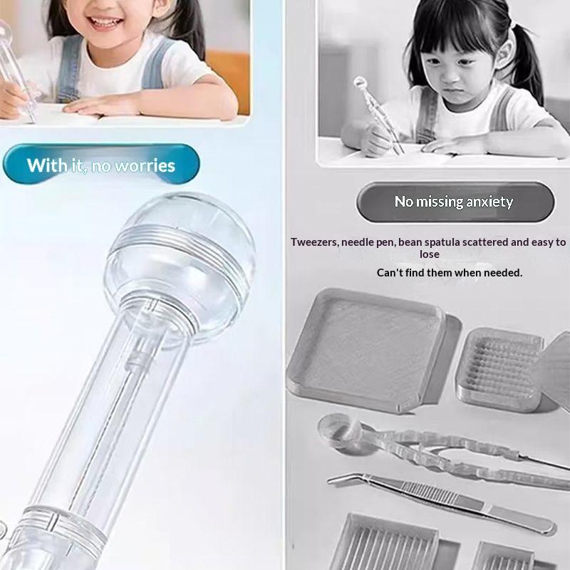 Automatic Bead Placement Pen Ergonomic Grip for Perler Fuse Beads DIY Crafts Home Art Activity Gift for Kids