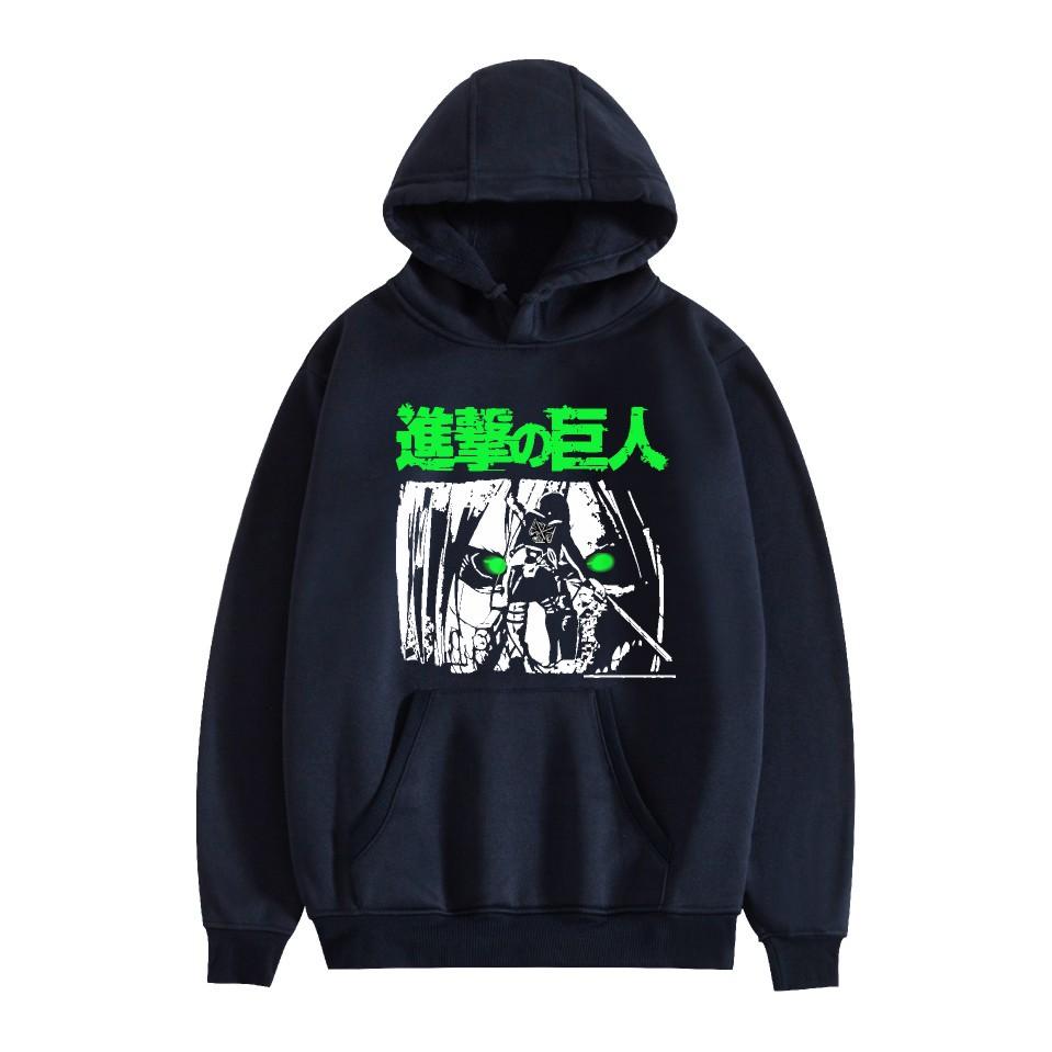 Unisex Attack on Titan Hoodie Sweatshirt Cartoon Printed Streetwear Hoodies for Couples Men Women