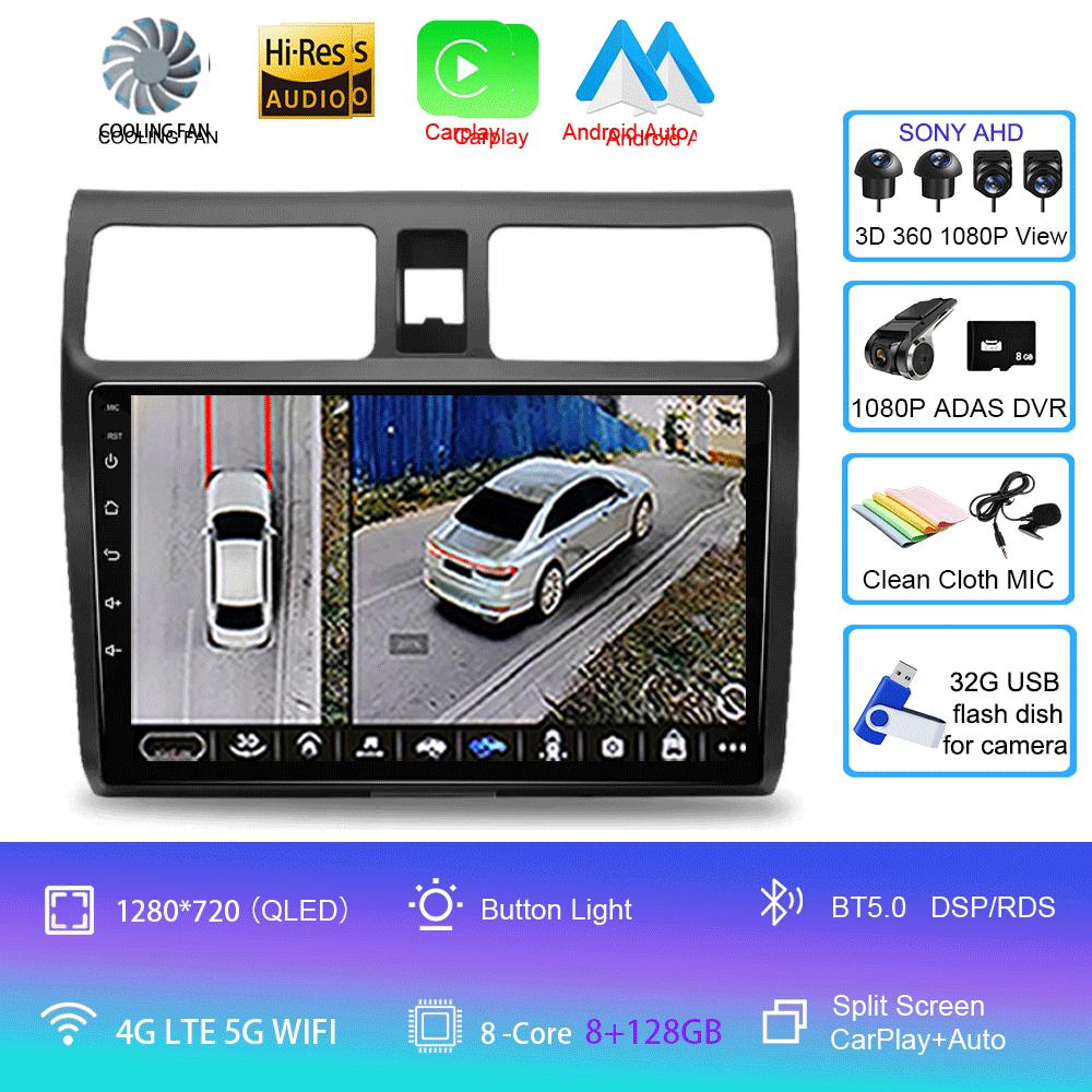 9 Inch Android 14 For Suzuki Jimny JB64 JB74 2018 - 2020 Multimedia Video Player Car Radio Stereo GPS 2din Navigation Carplay