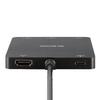 ELECOM Hub 3 Ports HDMI Output 1 for PC Charging Bus Powered Compatible with GO Pro USB PD Black USB3.1 Type-C (2 A/1 Type-C) + + Type-C