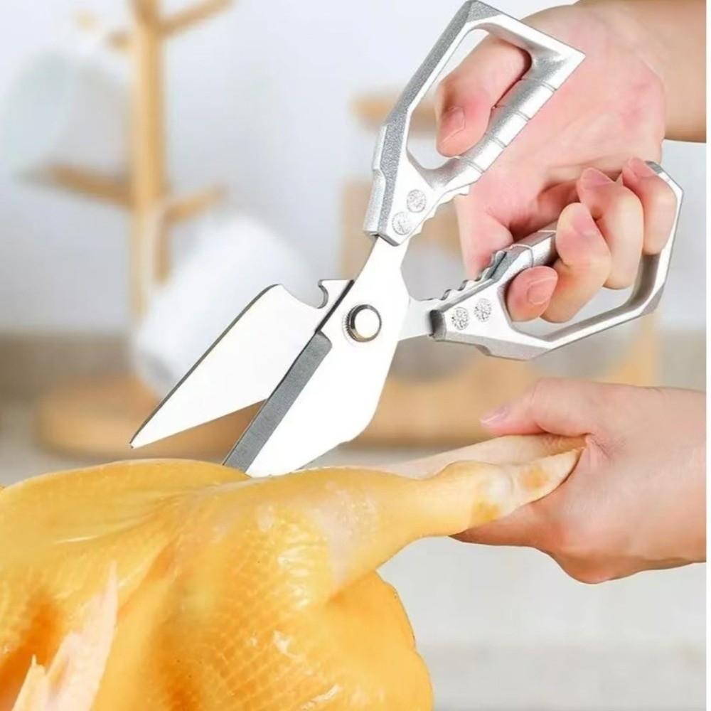 Heavy Duty Poultry Shears Ultra Sharp Meat Cutter Scissors Boning Scissors  For Kitchen