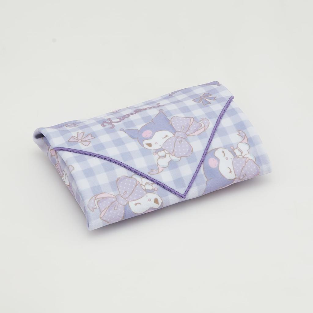 Skater Lunch Easy to Sanrio Kuromi Big KBST4368518 Self-Adhesive Cloth, Tie, Ribbon, Girl's,