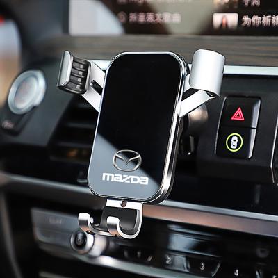 Gravity Type Car Phone Holder Mobile GPS Stand Accessories For Mazda 2 3 6 5 Atenza CX3 CX5 MX5 CX7 Axela CX30 CX90 CX60 CX50