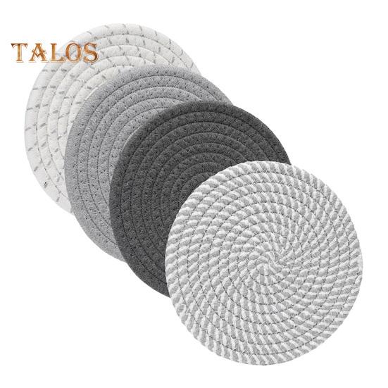 

4 шт. подставки под горячие блюда, кастрюли и сковородки, толстые термостойкие салфетки, коврики под горячие тарелки, кухонная подставка для столешницы 18cm