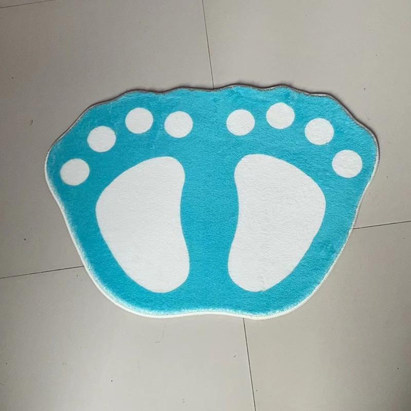 Cute Paw Non-slip Bathroom Entrance Mat - Water Absorbent and Non-slip Foot Rug