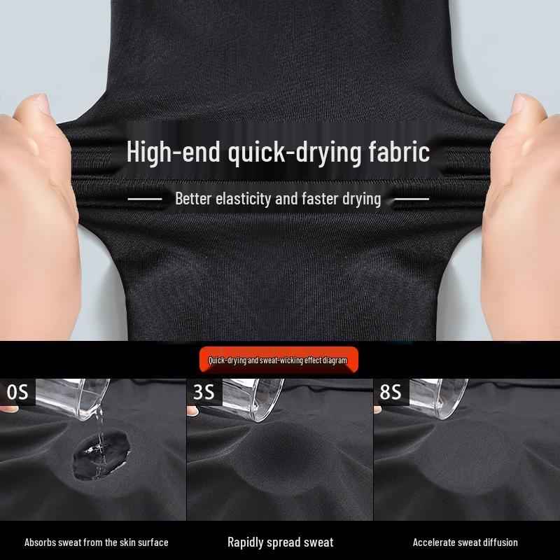 Tuta Intima Termica Asciugatura Rapida - Manica Lunga, Alta Elasticità, Interno Felpato per Corsa & Fitness Autunno/Inverno