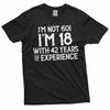 Men's Funny 60 Year Anniversary T-shirt Papa Grandpa Dad Father's Day Gift Tee