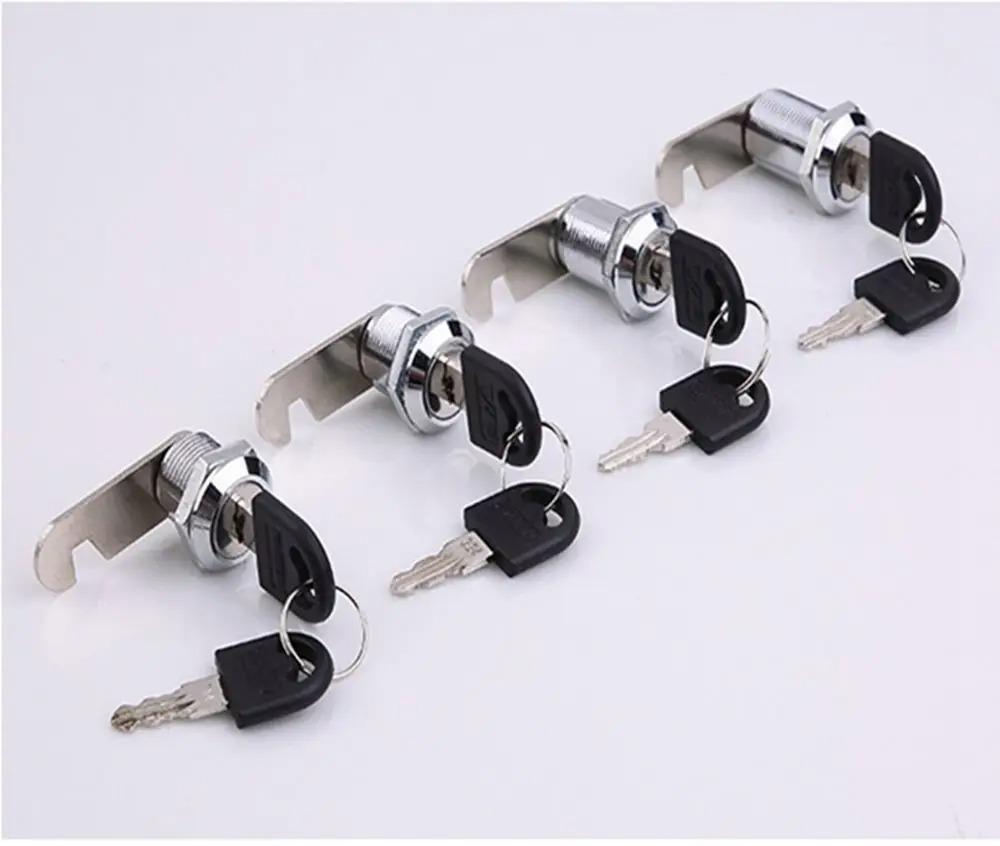 Zámky pro kartotéky/Zboží/Zásuvkové skříňky se 2 klíči Zámek Nábytkové kování Zámek dveří skříně Pro kancelářský stůl Poštovní schránka Vačkové zámky