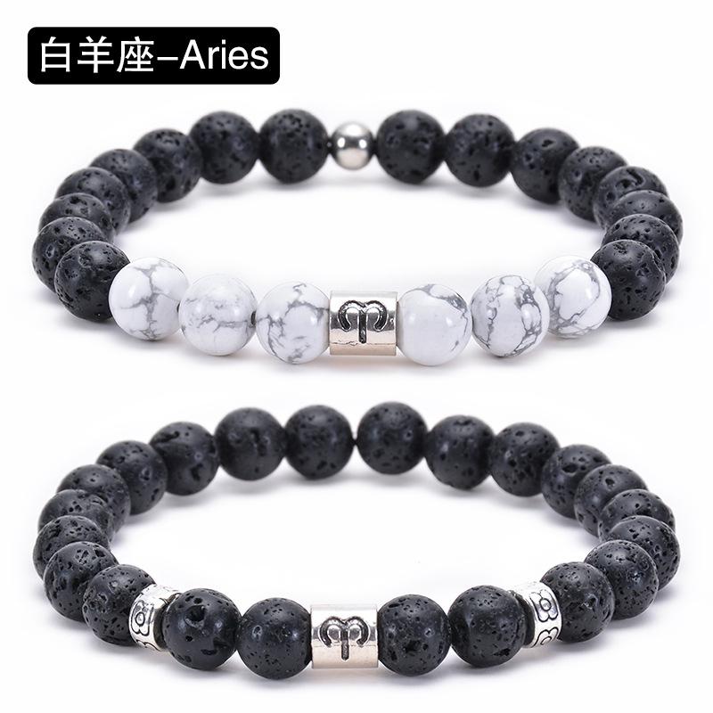 JYL TS Bracelet 12 Zodiac Couple  Beaded Aligns Destiny & Strengthens Bond