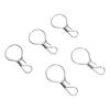 5PCS Fishing Locks Stainless Steel Single Handed Live Fish Lock Buckle for Freshwater Saltwater Fish