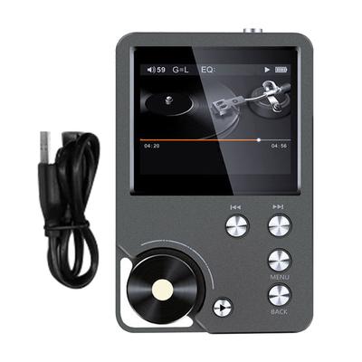 HiFi MP3 Player Lossless Portable High Resolution Digital Audio Music Player with 64GB Memory Card for Car Home