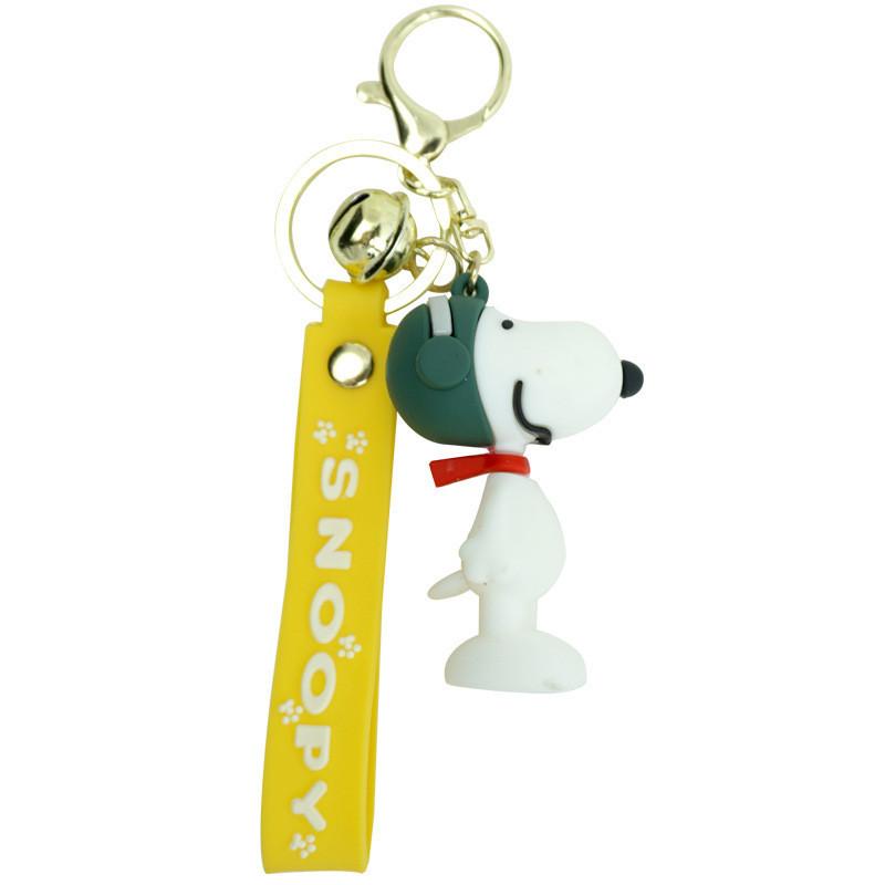Entzückender Snoopy Schlüsselanhänger Plüsch Beliebter Cartoon Schlüsselanhänger Perfekt für Paargeschenke
