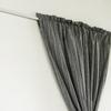 Punch-free Partition Curtain Striped Cotton and Linen Fabric Hanging Curtain Household Door Curtain Kitchen Coffee Half Curtain