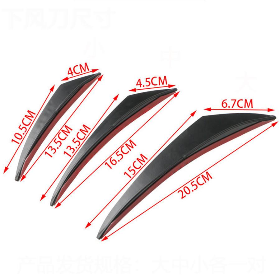 Motorcycle Front Fairing Aerodynamic Winglets Side Spoilers Decorative Dynamic Wing Kit Sticker For Sport Bike