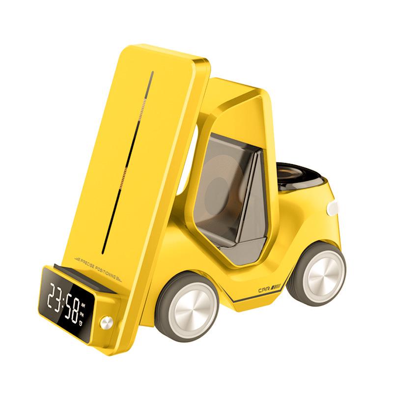 Cross-Border Wireless Car Charger: 3-in-1 Phone Holder and Fast Charger for Phone, Earphones, and Watch