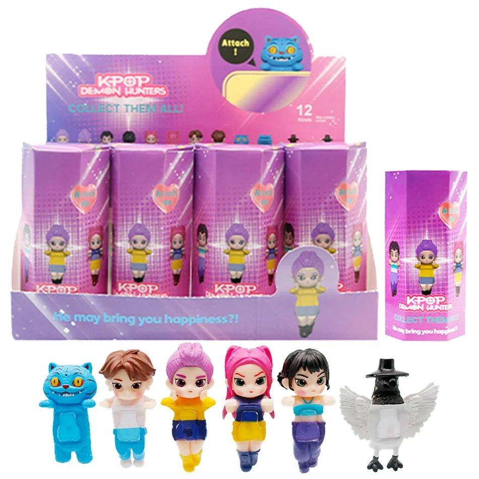 K-pop Łowcy Demonów Blind Box Diabeł Saja Kolekcjonuj Figurkę Anime Dziecięca Impreza Cosplay Gaming Kreskówka Huntrix Dekoracyjny Prezent Świąteczny