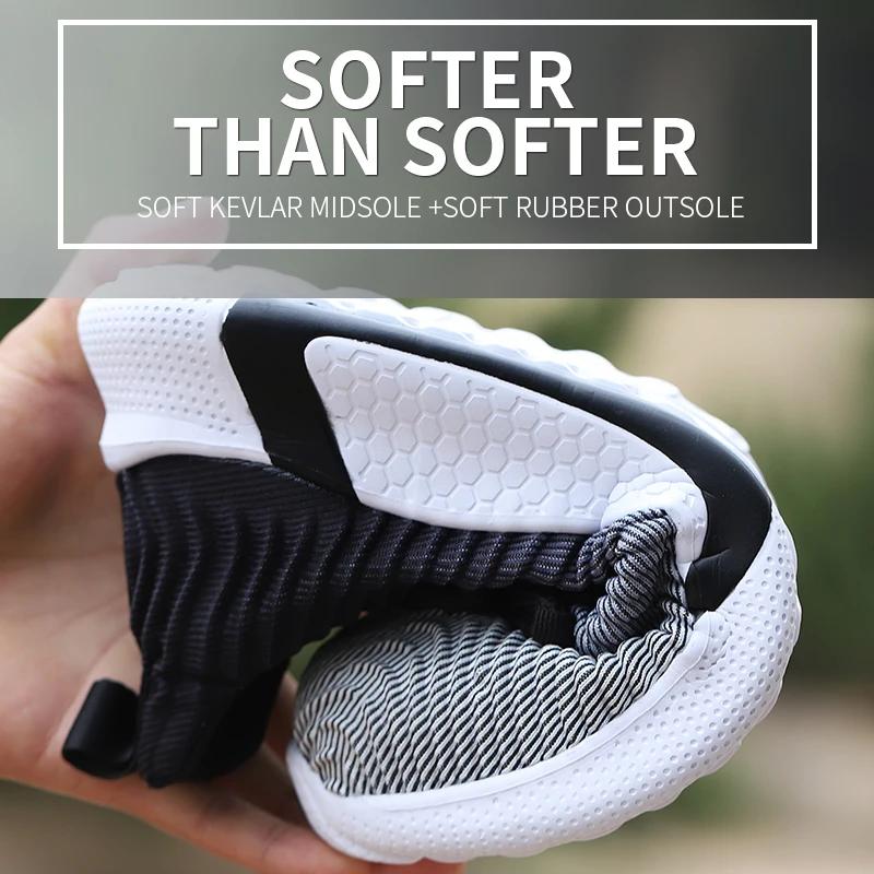 Men Work Safety Shoes Anti-Smashing Steel Toe Puncture Proof Boots Construction Lightweight Male Sneakers Men Women Air Light