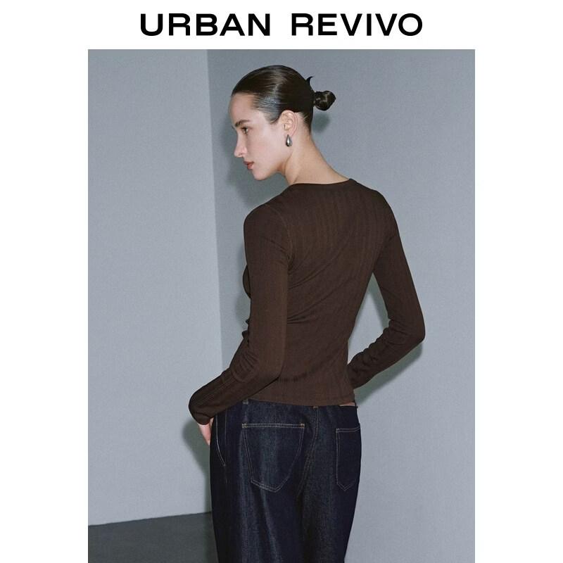 UR2026 Women's Solid Color Versatile T-Shirt