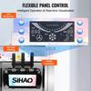 SIHAO Soft Serve Ice Cream Machine 20-28 L/h 3 Flavors Desktop