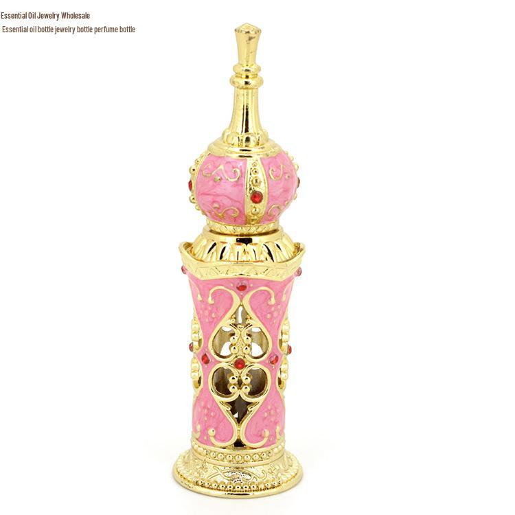 12ML Middle Eastern Arabian Fragrance Bottle - Dubai Encounter Flower Design