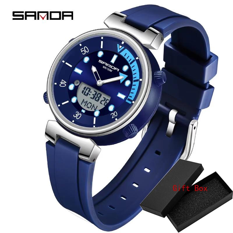 SANDA Top Luxury Fashion Sport Men's Watches Waterproof Quartz Watch Casual Wristwatch for Male Clock Relogio Masculino 3122