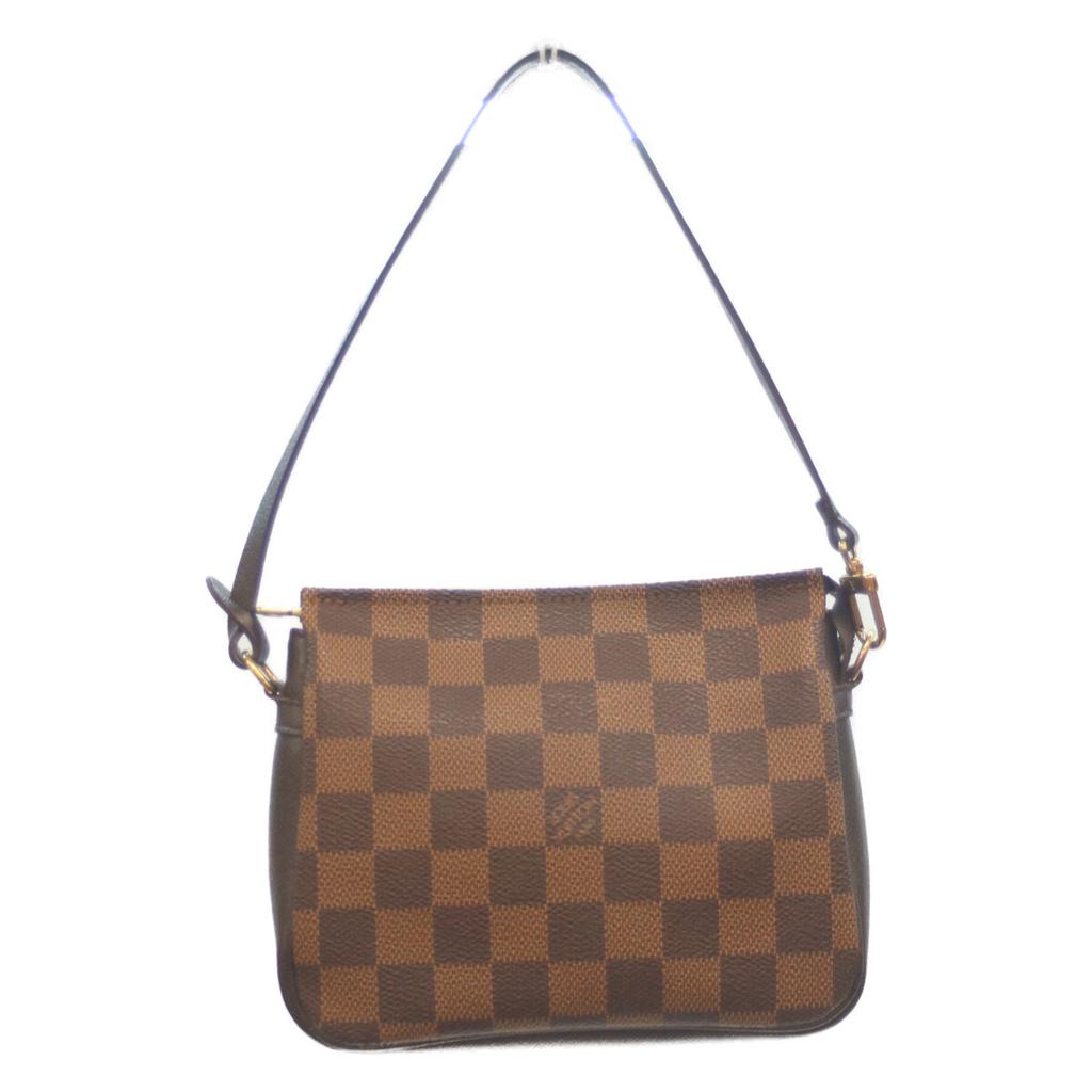 LOUIS VUITTON 2000 N51982 Damier Truth Makeup Handbag BrownUsed