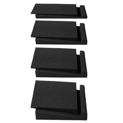 2 Stück Schaumstoffschwamm-Pads zur Vibrationskontrolle von Lautsprechern, rutschfeste Oberflächen und verbesserte Klangperformance