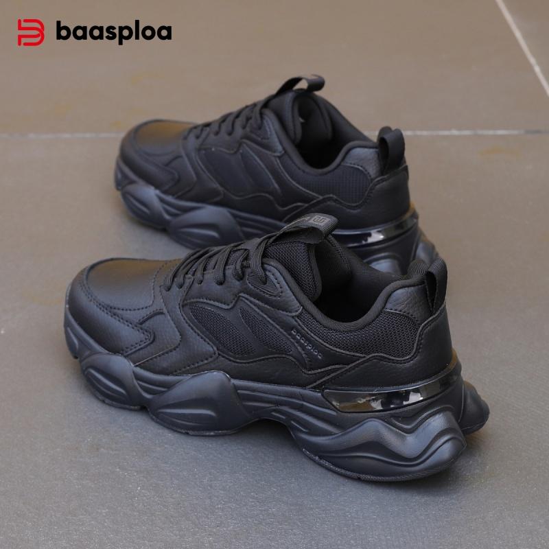 BAASPLOA Dámské ležérní tenisky Módní pohodlná obuv pro chůzi pro ženy Jednobarevná sportovní obuv Protiskluzová Zvýšení výšky