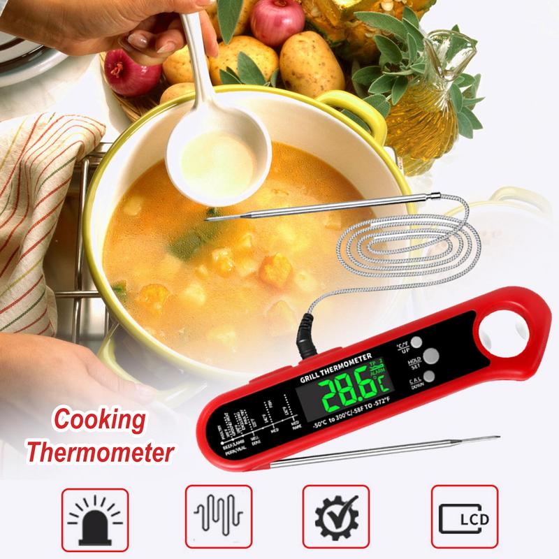 Digital Kitchen Food Thermometer For Meat Water Milk Cooking Food Probe BBQ Electronic Oven Thermometer Kitchen Tools