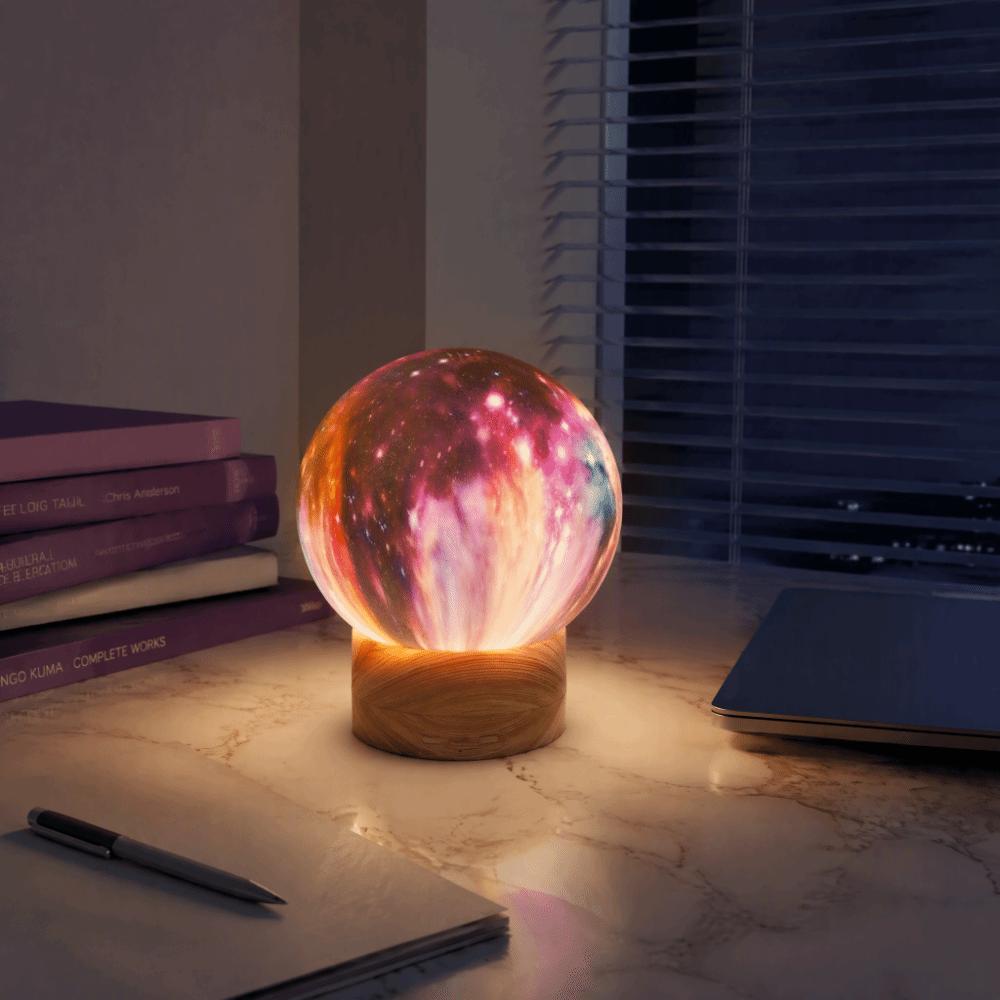 Ambient Mood Light Moon Night Light Portable Galaxy Projection Lamp Star Projector Gift For Kids