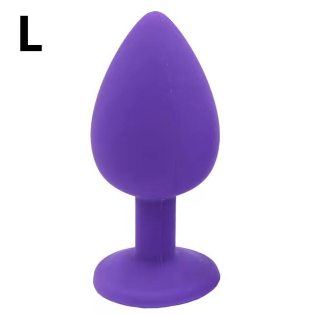 S/M/L 100%Silicone Butt Plug Anal Plugs Unisex Sex Stopper 3 Different Size Adult Toys for Men/Women Anal Trainer For Couples SM