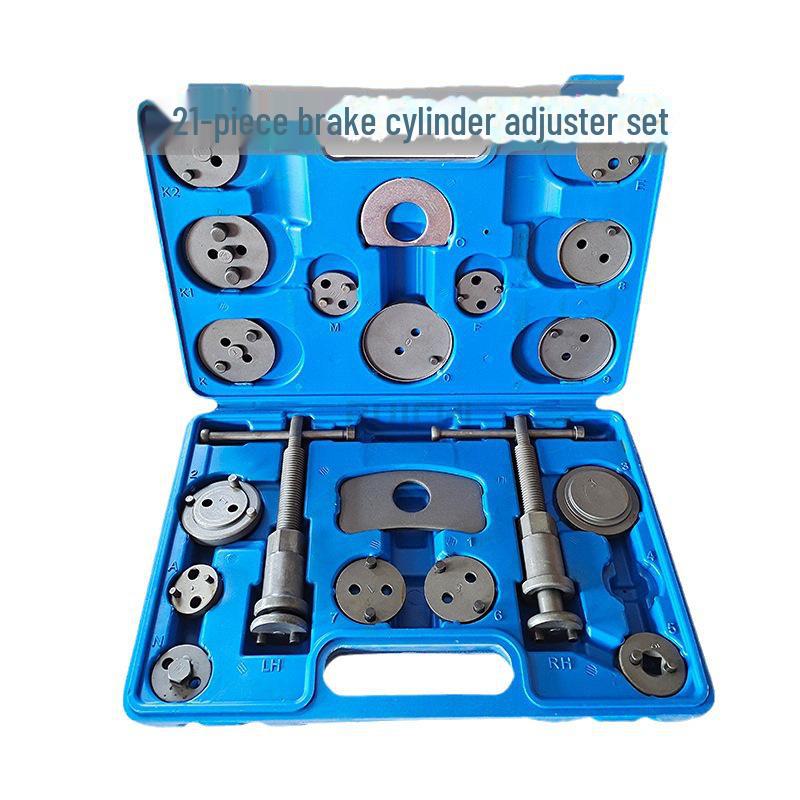 22-Piece Disc Brake Pad and Cylinder Adjustment Tool Set