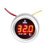 52mm Su Sıcaklığı Göstergesi Araba Dijital Metre LED Ekran 9-36V Sıcaklık Sensörü Alarm Fonksiyonlu